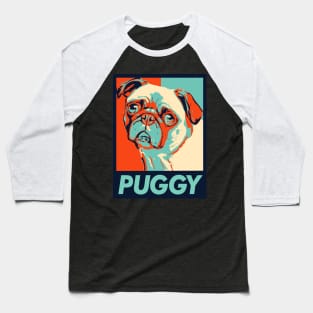 Puggy Hope Poster Baseball T-Shirt